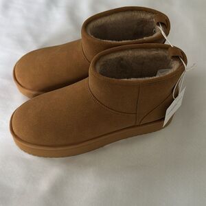 Fleece Boots Womens 10 Tan American Eagle Sherpa Fur